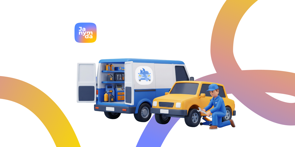 ROADSIDE ASSISTANCE IN THE JANYMDA APP